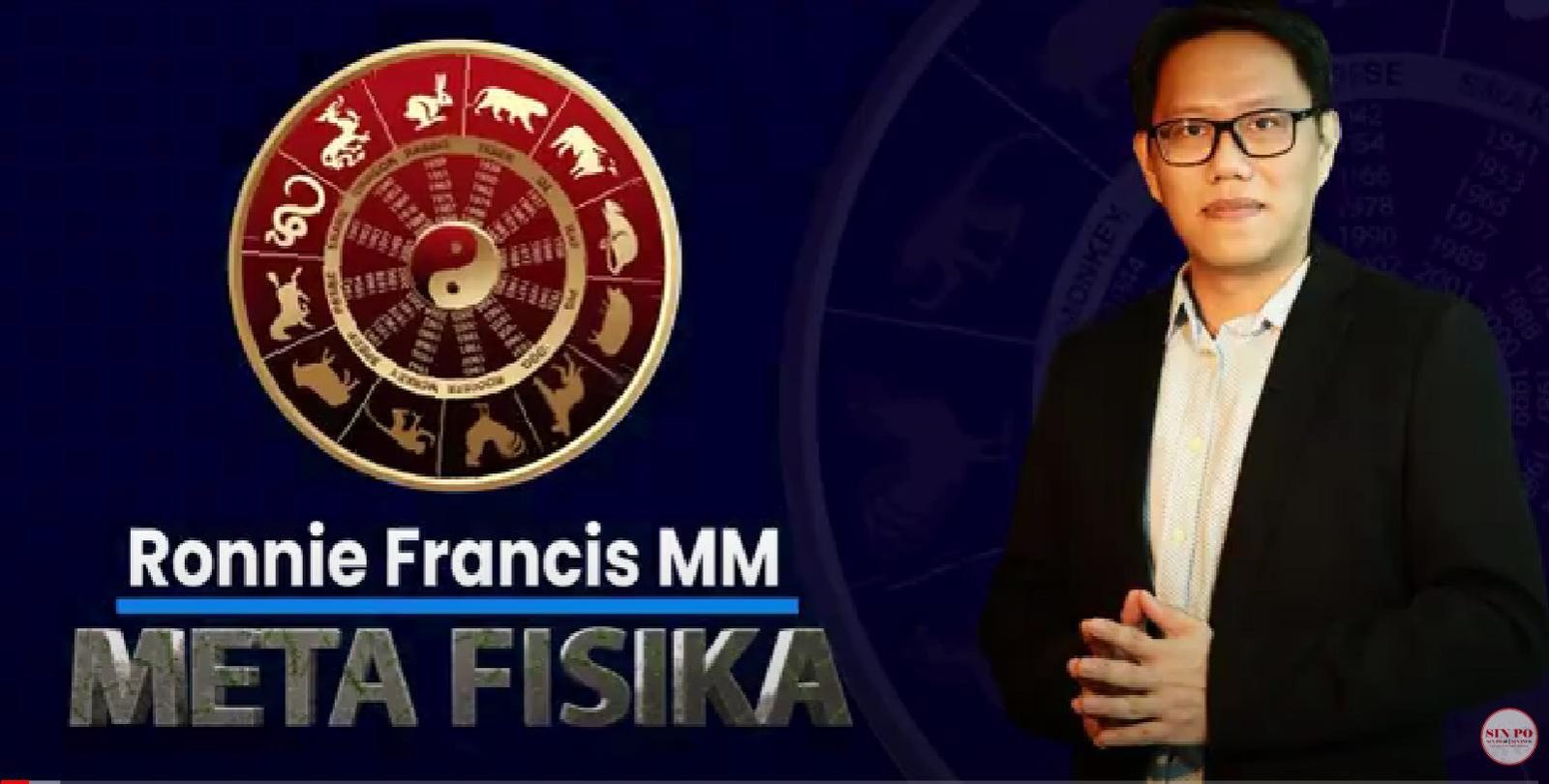Banner program televisi Ronnie Metafisika yang dibawakan Ronnie Francis MM